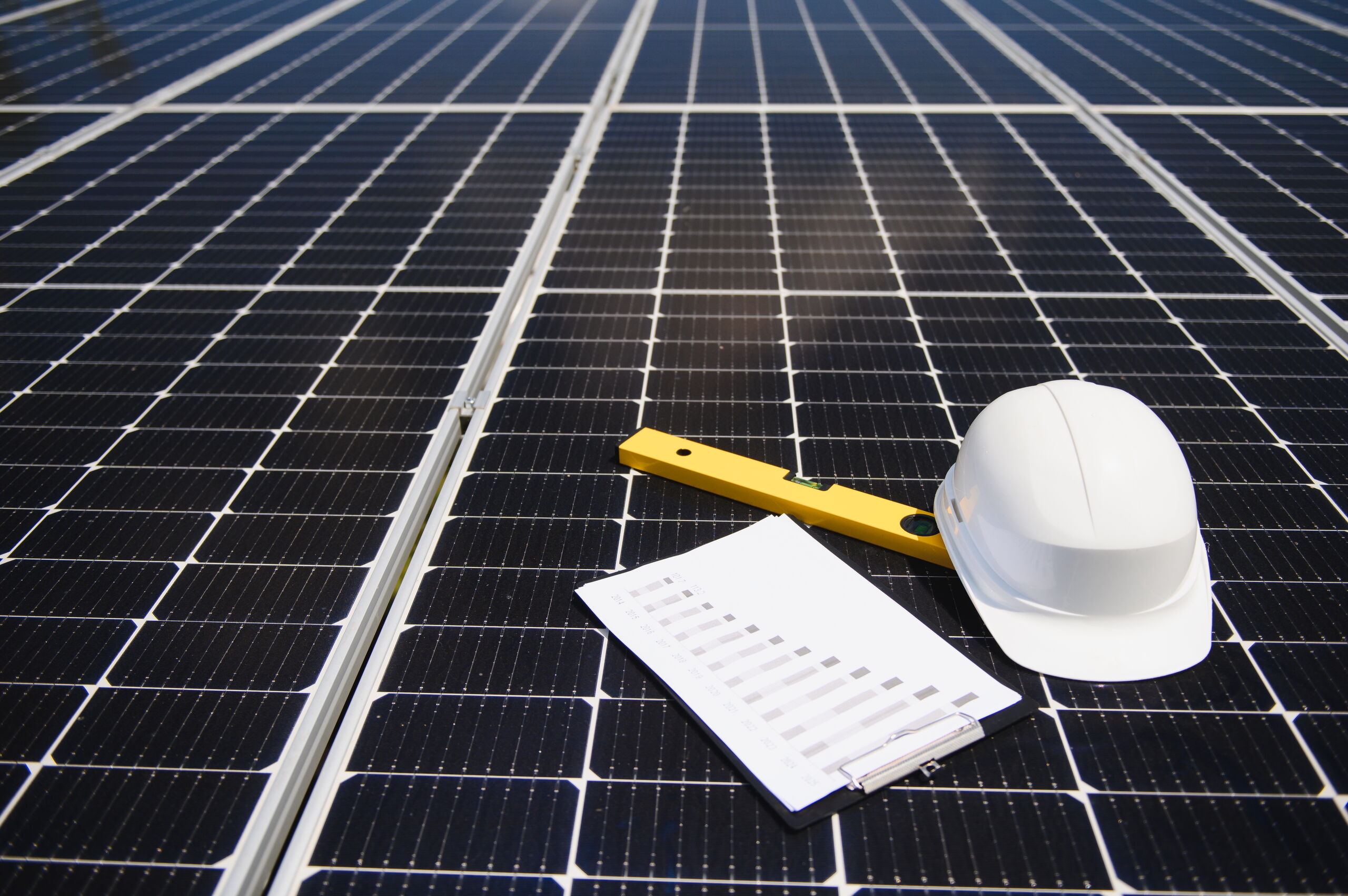 Doxy Tech team at a solar installation site